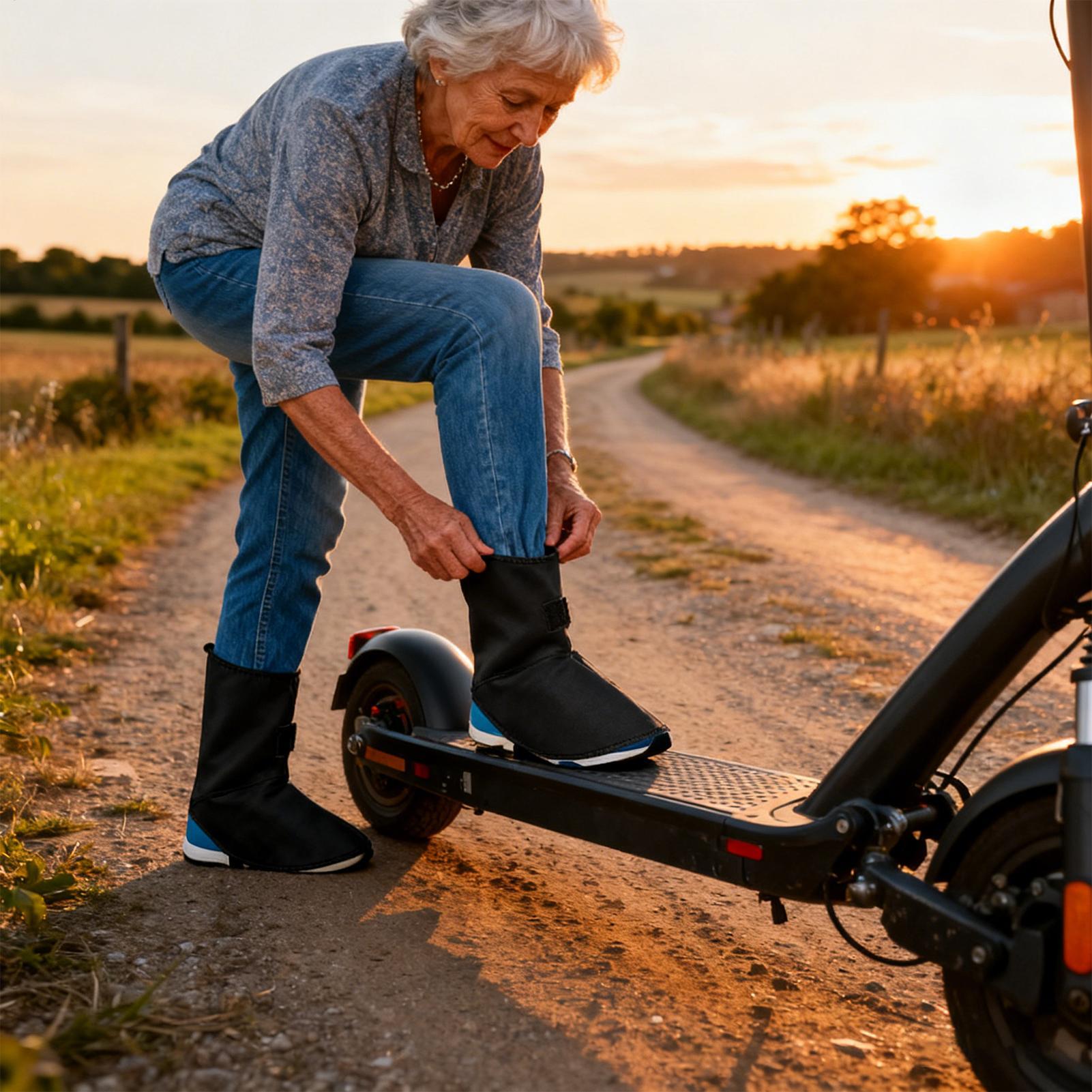 Cycling Gear In Winter - Couvre-chaussures de cyclisme imperméables couvre-chaussures chauds