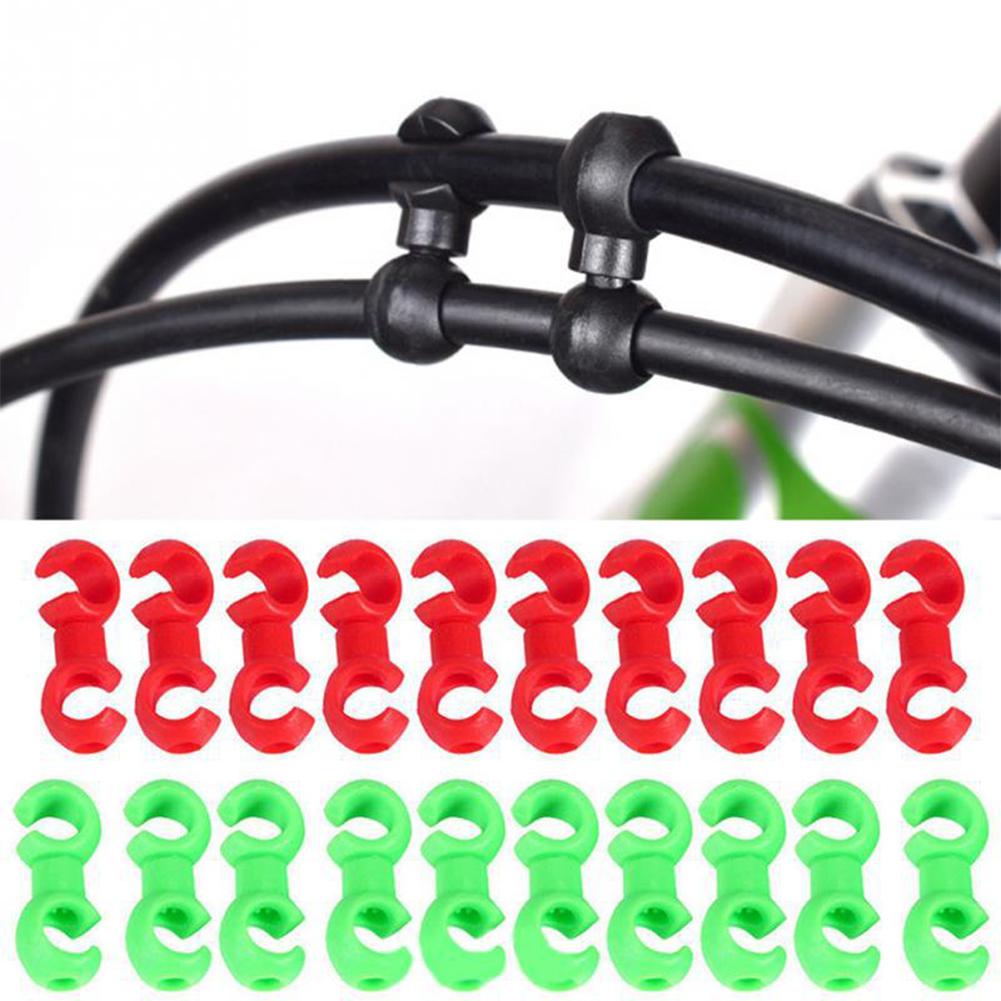 Cycling Gear Guide - 10 pièces de clips de câble