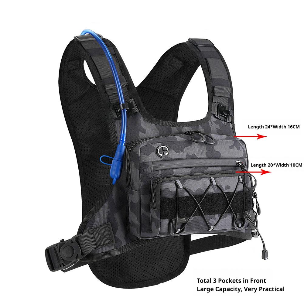 Sac de poitrine pour course à  - Cycling Gear Vest avis et prix