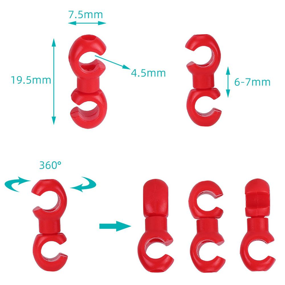10 pièces de clips de câble de - Cycling Gear Guide avis et prix