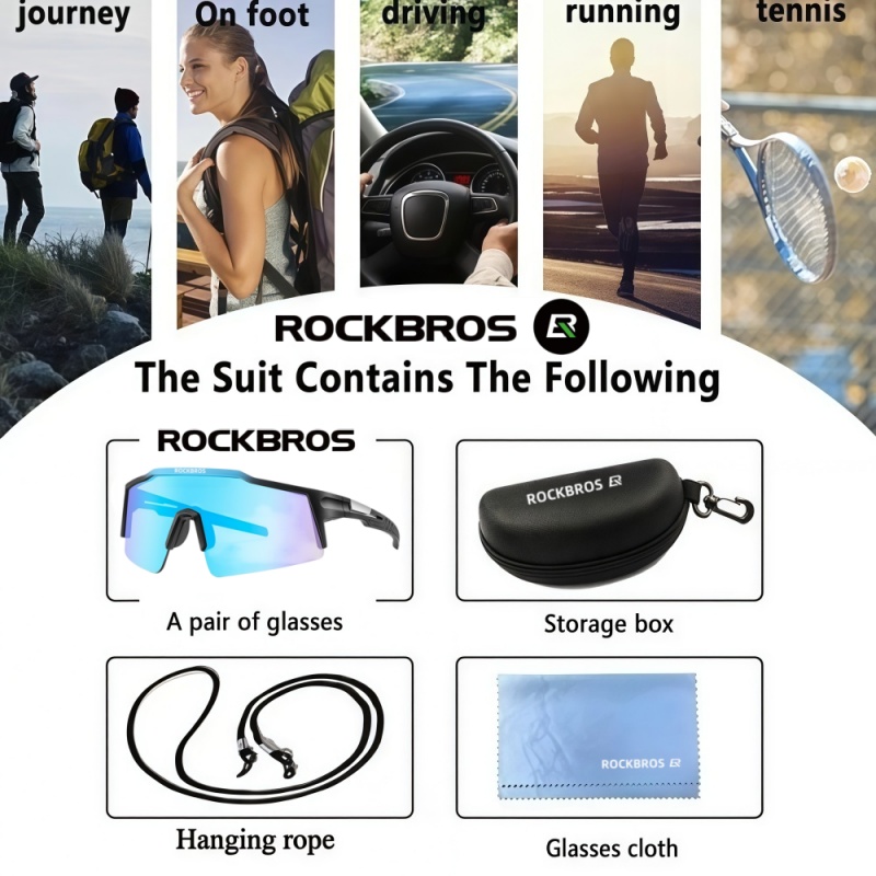 Lunettes de cyclisme ROCKBROS  - Cycling Gear Material avis et prix