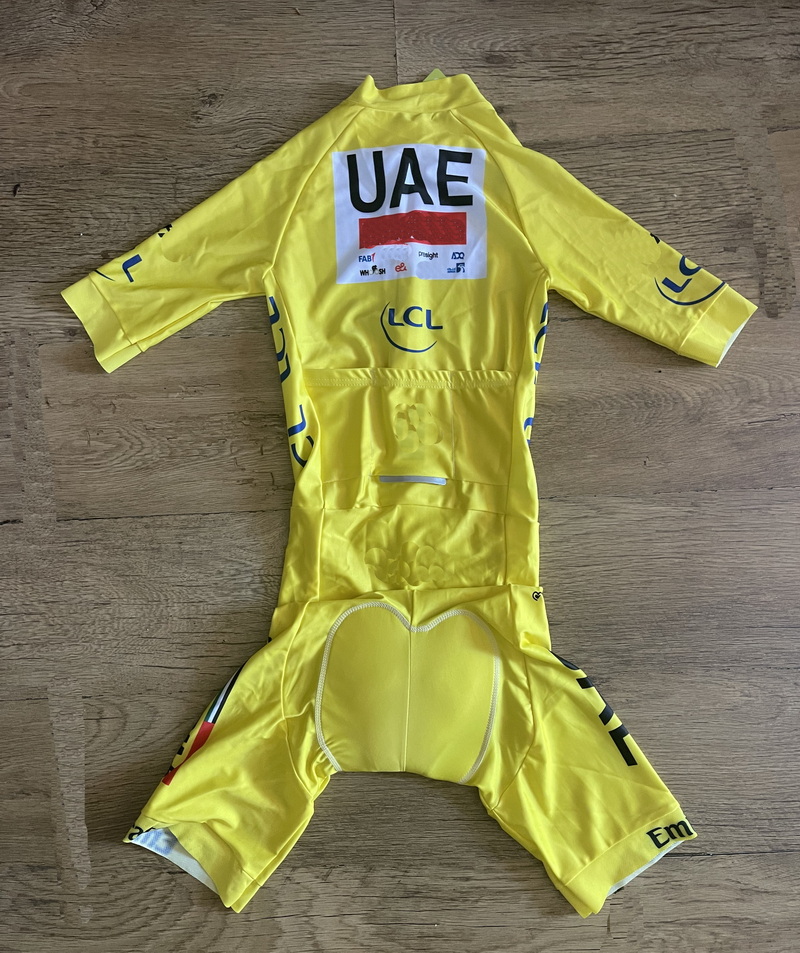 LASER-T-shirt de cyclisme jaun - Cycling Gear Material avis et prix